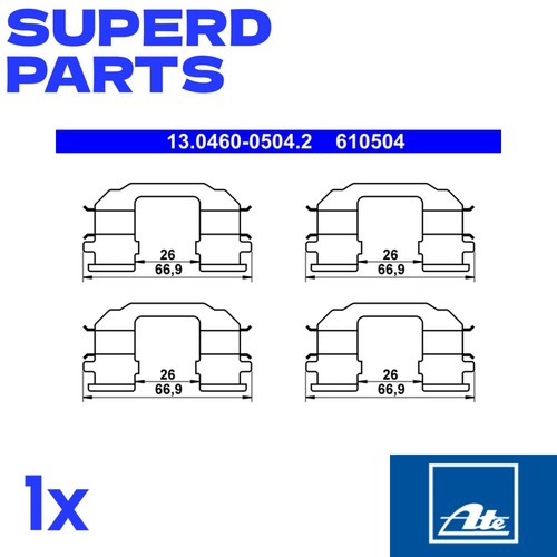 Brake pad fitting - brake,