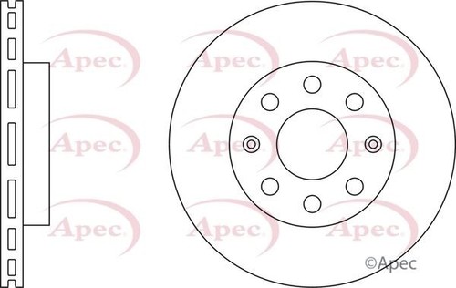 Front axle brake discs - discs, set