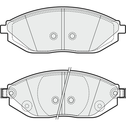 Brake pads set front - brake, apec