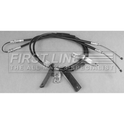 Handbrake cable rear fkb3177 - cable,