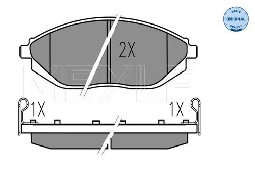 Meyle 025 252 6817 brake - 6817/w, pad