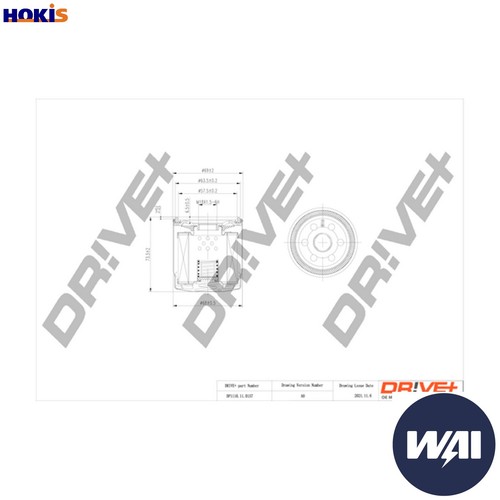 Oil filter dp1110 0157 - oil,