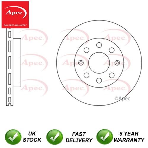 Brake disc front apec fits - brake,