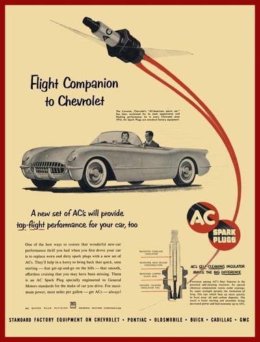 1953 spark plugs - ac, new