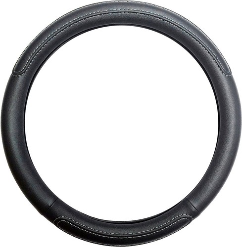 Black steering wheel cover - black,