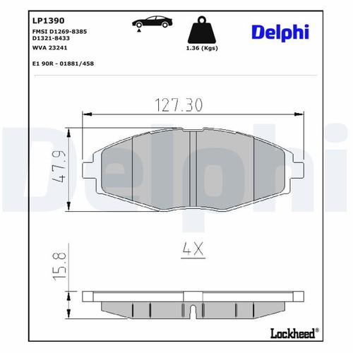 Disc brake - brake, set