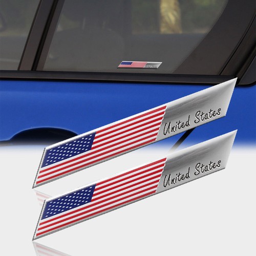 2pcs usa american flag - 2pcs, sticker