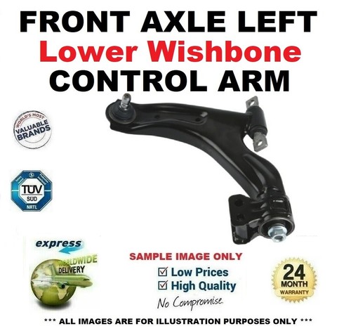 Front axle left lower - front,