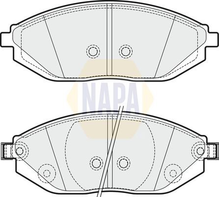 Napa brake pad - brake,